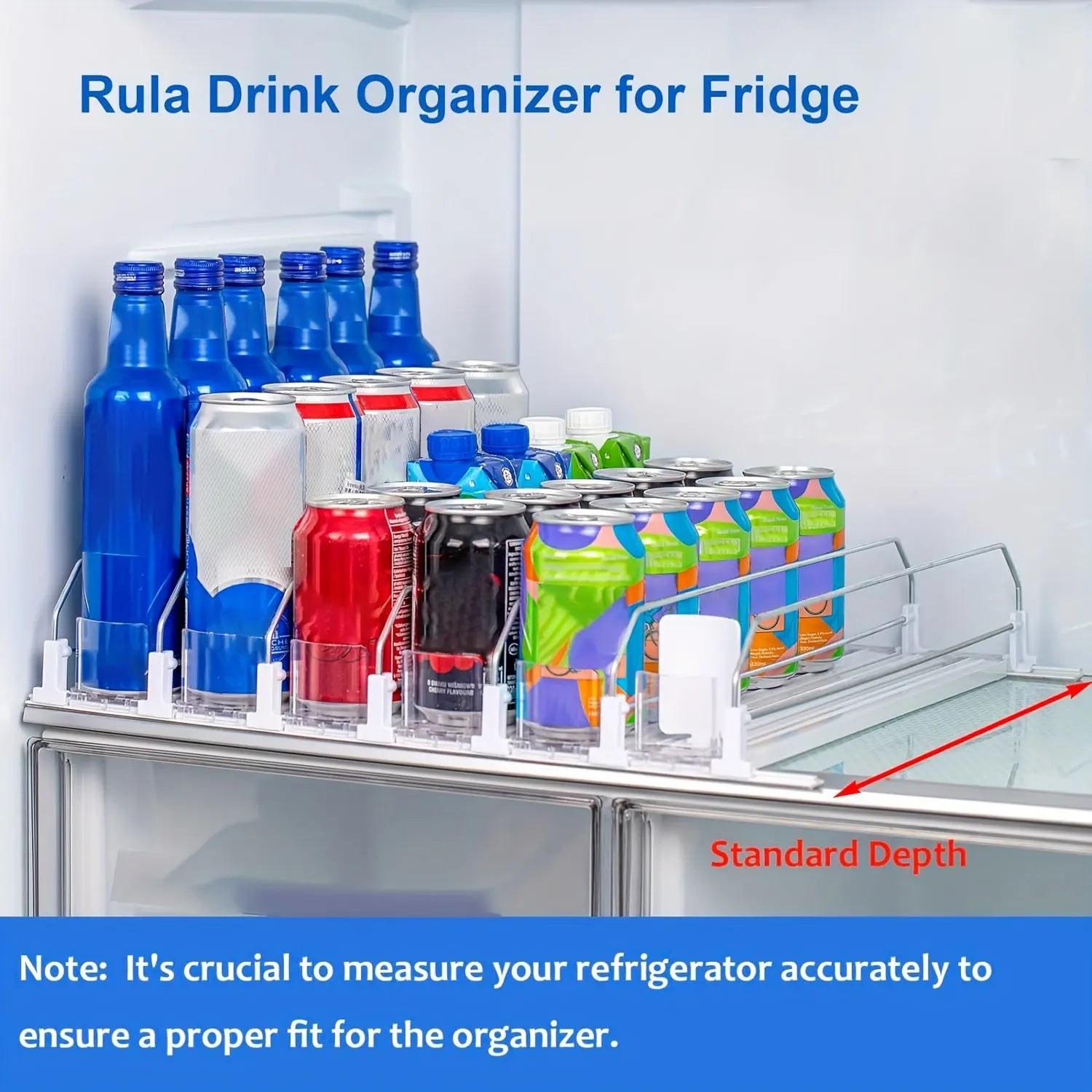 BEVERAGE PUSHER FOR THE FRIDGE - SimplyLife