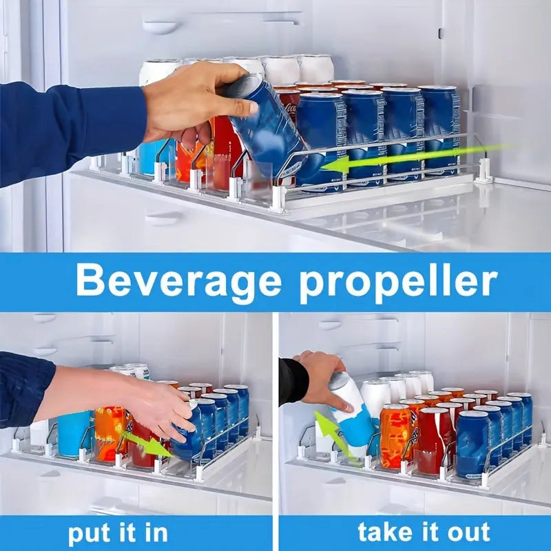 BEVERAGE PUSHER FOR THE FRIDGE - SimplyLife